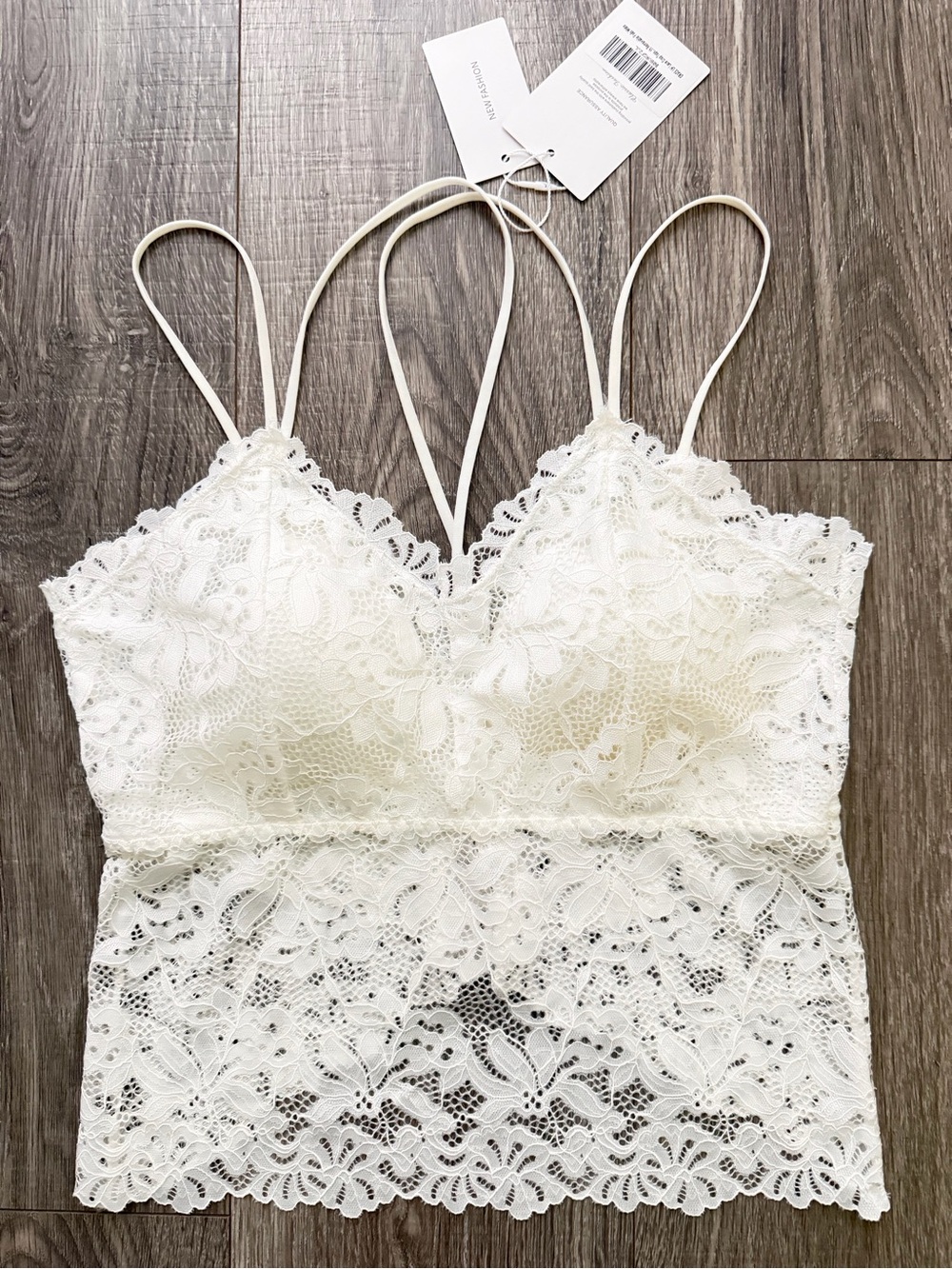 White Lace Bralette Cami
